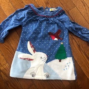 Baby Boden Winter Theme Dress